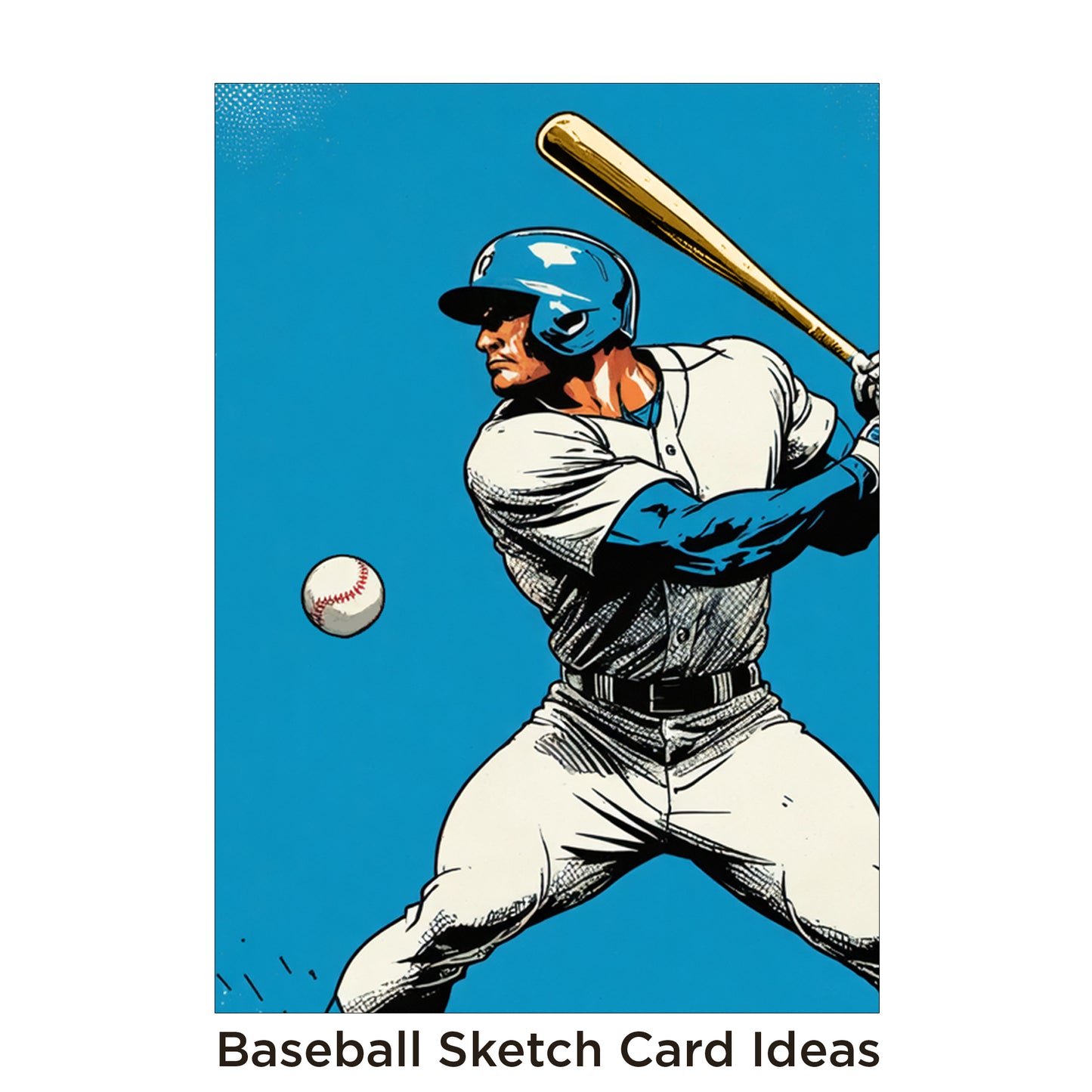 Comic Artist Sketch Cards - Baseball Sketch Cards - 2.5"x 3.5" - 32pt - 5 Packs - 25 Sketch Cards