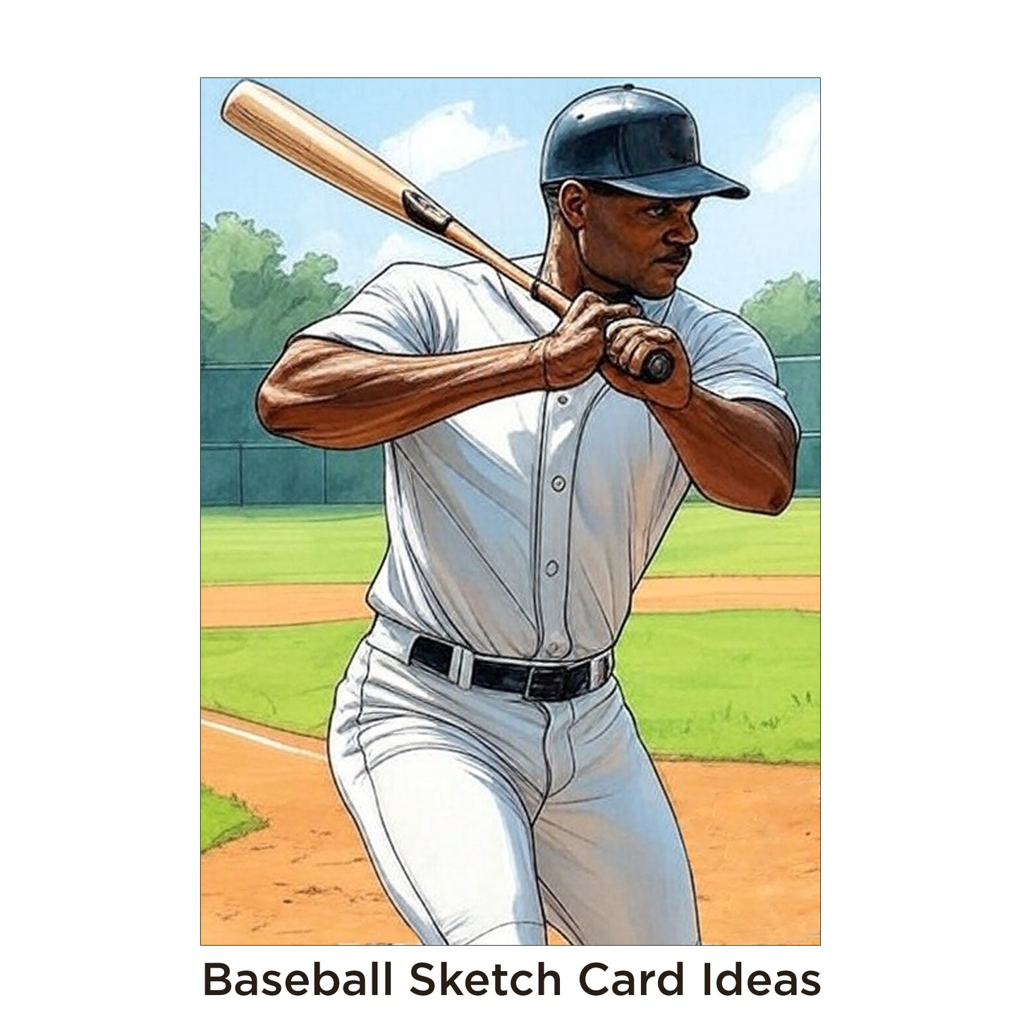 Comic Artist Sketch Cards - Baseball Sketch Cards - 2.5"x 3.5" - 32pt - 5 Packs - 25 Sketch Cards