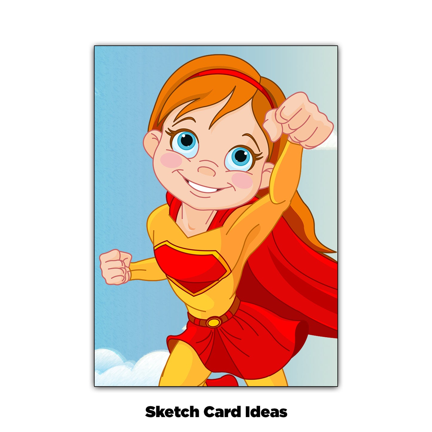 Comic Artist Sketch Cards - Blank Art Trading Cards - 2.5"x 3.5" - 32pt Thick - 1 Pack - 5 Cards