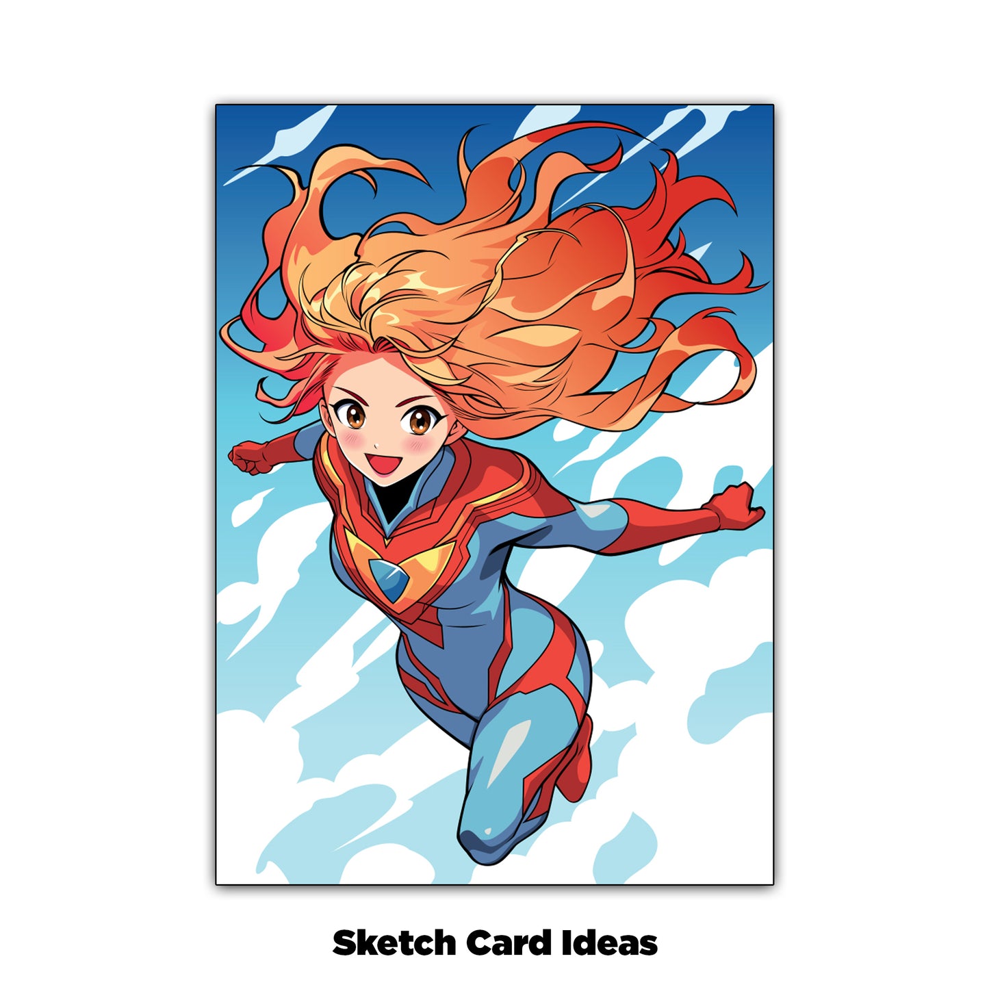 Comic Artist Sketch Cards - Blank Art Trading Cards - 2.5"x 3.5" - 32pt Thick - 1 Pack - 5 Cards